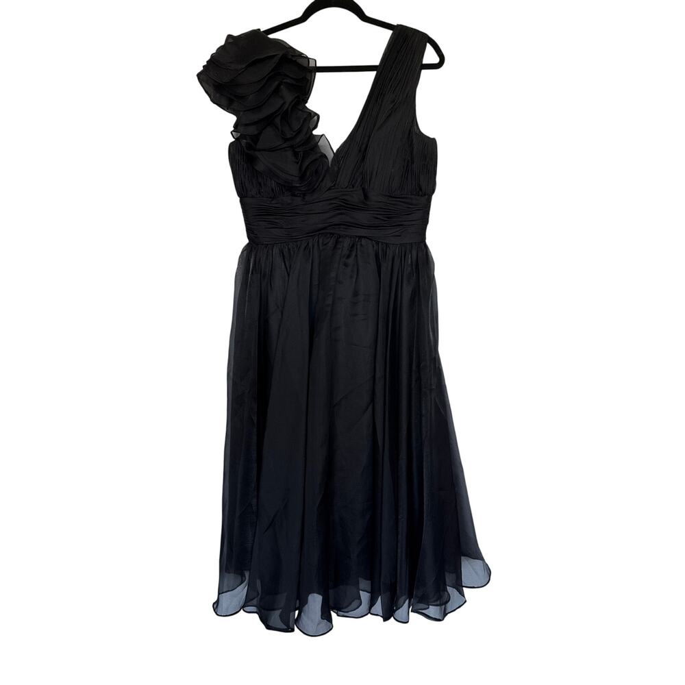 Mac Duggal Empire Rosette Midi Dress, 10